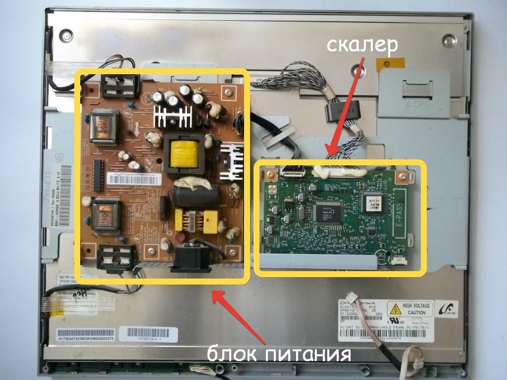 Интерьер монитора