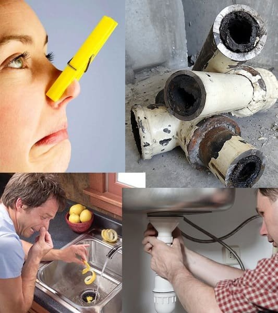 Пахнет канализацией в ванной. Сломалась труба под раковиной. Засор трубы на кухне. Запах удаляем трубе. Гидрозатвор 110мм для канализации.