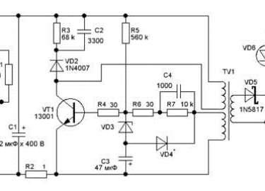 Схемы и описание зарядных устройств для мобильных телефонов. Как самостоятельно отремонтировать сломанный кабель зарядника. Принцип работы простого...