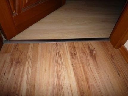 Зазор между дверью и полом