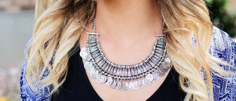 черненая серебряная цепь
